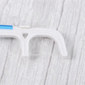 1pc Replaceable Teeth Teeth Flosss 10 Rolls Holder Picks Teeth Teeth Flosss 10 Rolls Holder Picks Flat Wire Oral Pick