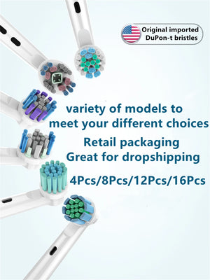 Electric Toothbrush Replacement Brush Heads For Oral b Advance Power Pro Health Triumph 3D Excel Vitality Interclean