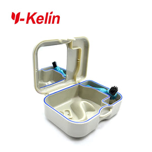 Y-Kelin  Denture And Popular Sturdy  Box Kit High-Class  Storage  With Free Gift  Is Brush