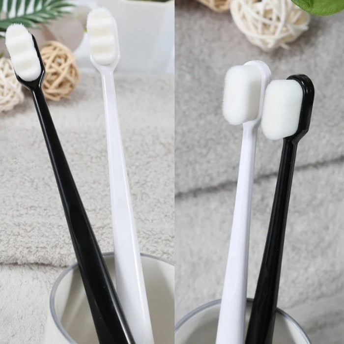 Ultra-Fine Soft Micro Nano Manual Toothbrush with 10,000 Bristles Deep Cleaning Portable Travel Dental Oral Care Teeth Brush