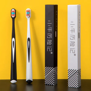 Y-kelin New Oral Hygiene Care Ultra-fine Soft Hair Eco Friendly Portable Travel Tooth Brush Fiber Nano with Box Support Dropshop