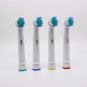 4X Replacement Brush Heads For Oral B Rotation Type Electric Toothbrush Pro Health/Triumph/ Advance Power/3D Excel/ Plak Control