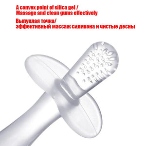 1Pcs Soft Silicone Pet Dog Toothbrush Teething Stick Protect Being Hurt Addition Bad Breath Tartar Oral  Care Dog Cat Cleaning