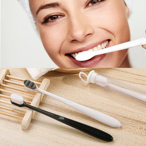 Ultra-Fine Soft Micro Nano Manual Toothbrush with 10,000 Bristles Deep Cleaning Portable Travel Dental Oral Care Teeth Brush