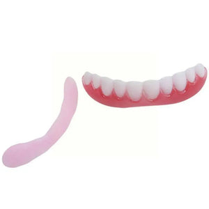 Upper False Teeth Fake Teeth Simulation Braces Tool Dental Artificial Care Whiten Bleaching Braces Hygiene