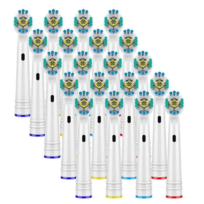 20Pcs replacement brush heads for Oral B electric toothbrush before power/Pro health/Triumph/3D Excel/clean precision vitality