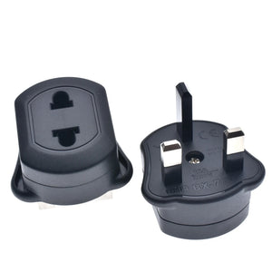 High Quality EU 2 Pin To 3 Pin UK Electric Power Shaver Toothbrush Plug Adaptor Converter Durable for Travel Socket Adapter