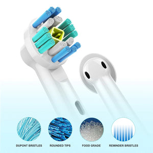 20Pcs replacement brush heads for Oral B electric toothbrush before power/Pro health/Triumph/3D Excel/clean precision vitality