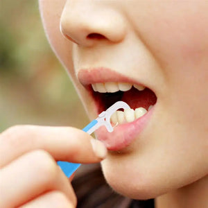 1pc Replaceable Teeth Teeth Flosss 10 Rolls Holder Picks Teeth Teeth Flosss 10 Rolls Holder Picks Flat Wire Oral Pick