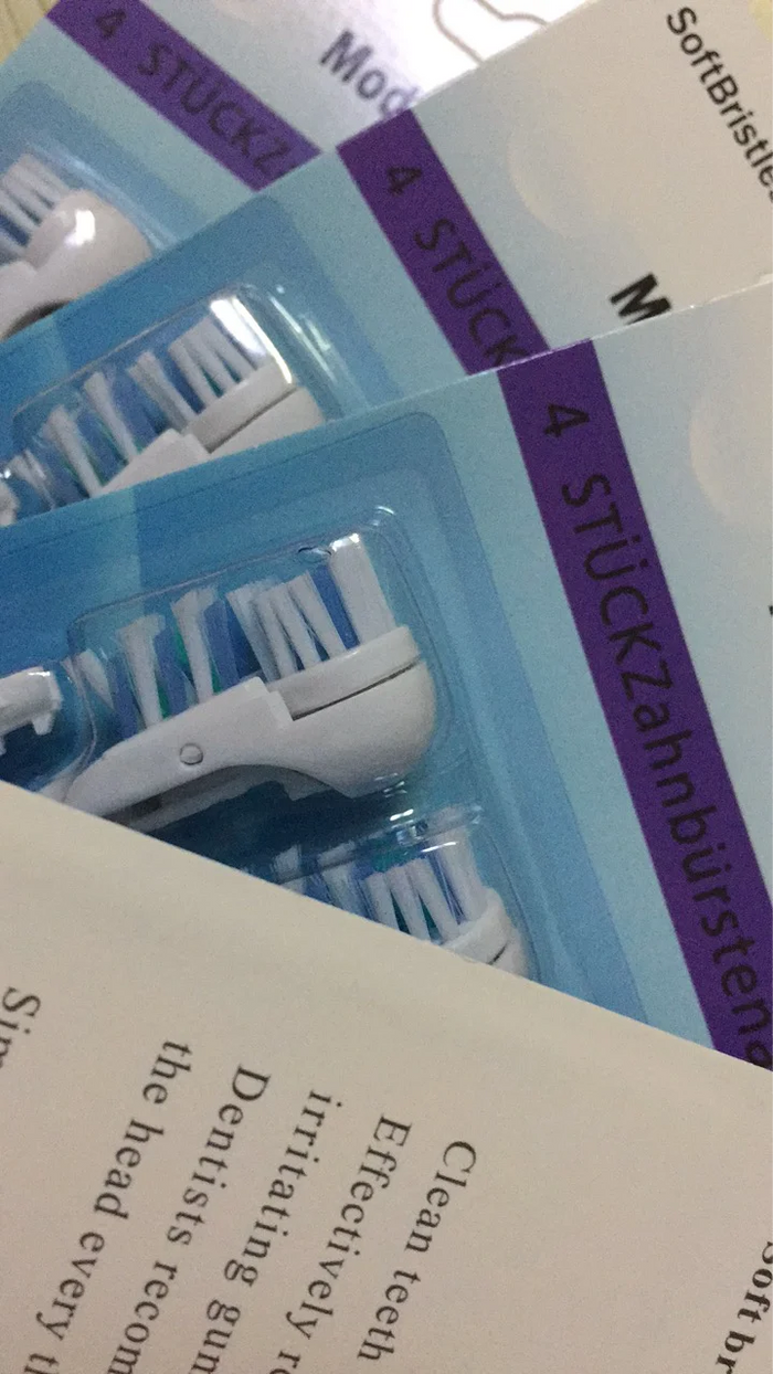 4/8/12/16/20pcs for Oral-B Cross Action Power 3733 4732 Rotating Power head Crisscross Dual Clean Toothbrush Replacement Heads