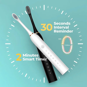 Xiaomi 6 Gear Powerful Sonic Electric Toothbrush USB Waterproof Smart Rechargeable Toothbrush Washable 8 brush heads Whitening