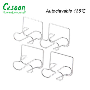 2/4Pcs Dental Cotton Roll Clip Orthodontic Stainless Steel Autoclavable Sterilizable Clinic Ortho Dentist Lab Holder Supplies