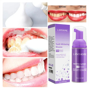 V34 Mousse Toothpaste Remove Stains Reduce Yellow Whiten Remove Odors Freshen Breath Clean Teeth Oral Care Products
