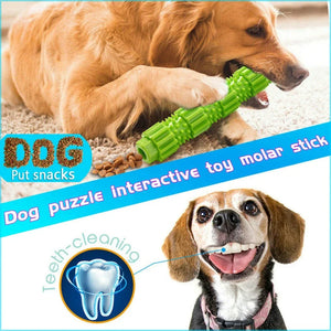 Pet Toy Dog Teething Stick Leaky Food Molar Stick Dogs Clean Care Oral Toothbrush Pet Training Gnawing  Interactive Supplies