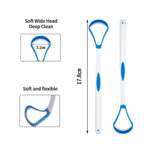 Tongue Scraper Brush Soft Silicone Cleaning The Surface of Tongue Oral Cleaning Brushes Cleaner Fresh Breath Health