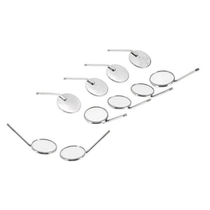 10pcs/set Dental Mouth Mirror Reflector Dentist Equipment Stainless Steel Dental Mouth Mirror Oral Care Tool Set Kit