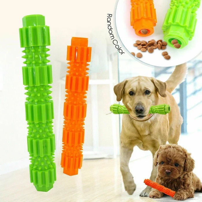 Pet Toy Dog Teething Stick Leaky Food Molar Stick Dogs Clean Care Oral Toothbrush Pet Training Gnawing  Interactive Supplies