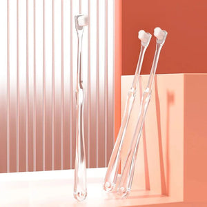 Y-Kelin New Retainer Cleaning Brush Denture Toothbrush Braces Cleaning Brush Orthodontic Braces Cleaner Oral Hygiene Care