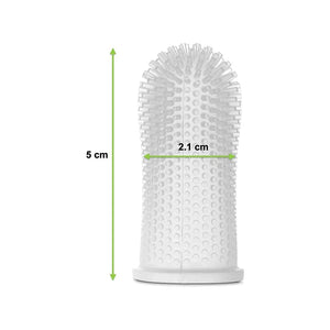 Dog Super Soft Pet Finger Toothbrush Teeth Cleaning Bad Breath Care Nontoxic Silicone Tooth Brush Tool Dog Cat Cleaning Supplies