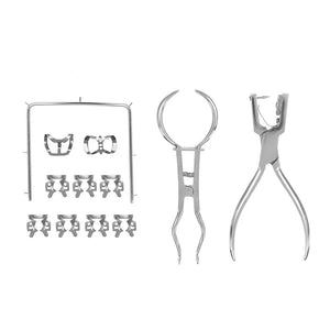 Kit Teeth Care Dental Dam Perforator Dental Dam Hole Puncher Pliers For Dentist Rubber Dam Puncher Lab Orthodontic Tools