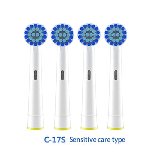 4Pcs Replacement Toothbrush Heads Nozzles For Oral b Electric Advance Power Pro Health 3D Excel Vitality Interclean Triumph
