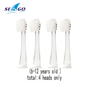 Kids Toothbrush Heads YCSG-831/832 For Sonic Electric Toothbrush EK6/513 Children Replacement Brush Head Ultral Soft 2PCS/4PCS