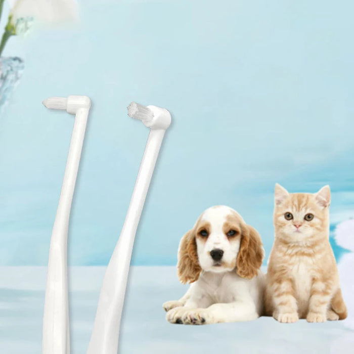 Universal Pet Toothbrush Burrs-free Soft Hair Tooth Brush For Dog Cat Oral Cleaning Tools