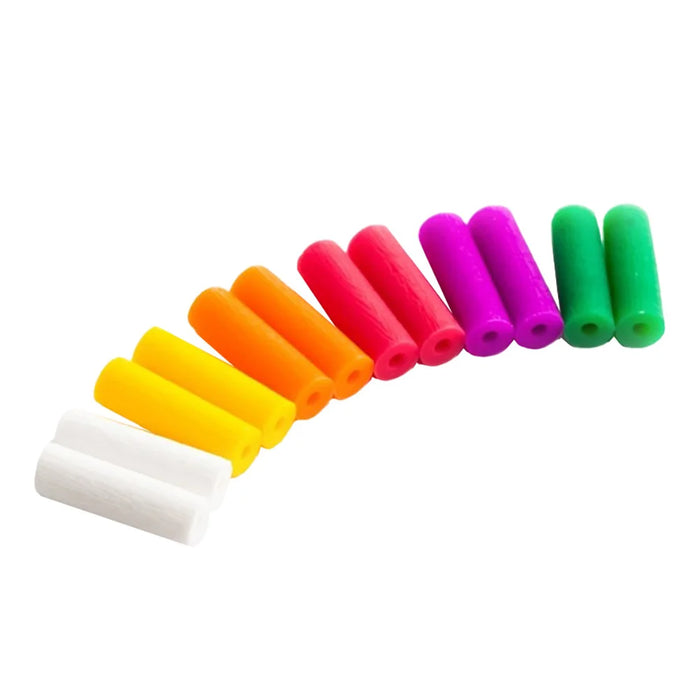 12pcs Tooth Chew Aligners Dental Invisible Retainer Seater Teeth Aligners Chewies Silicone Aligner Tray Seater Oral Caring Tools