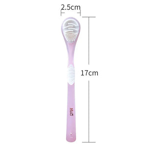 Double Side Tongue Cleaner Brush Soft Silicone for Tongue Cleaning Oral Hygiene Tools Tongue Scraper Toothbrush Fresh Breath