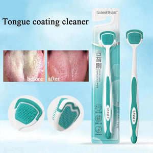 Tongue Scraper Brush Reusable Scraper For The Tongue Washable Tongue Cleaning Tool Fresh Breath Oral Hygiene Care Accessories