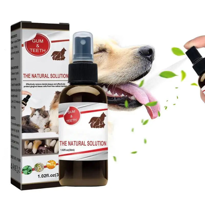 Dog Breath Spray Dental Fresh Water Spray For Dogs Dog Breath Freshener For Clean Teeth 30ml Cat Dental Care Bad Breath Cat