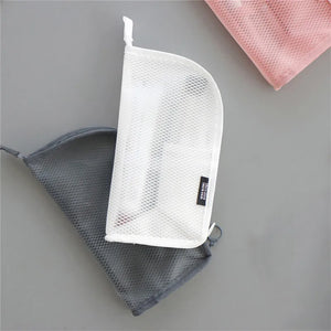 Travel Portable Makeup Brush Toothbrush Toothpaste Storage Bag Case Container Bathroom Accessories