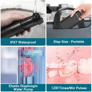 Portable Oral Irrigator Dental Water Jet Water Flosser Pick Toothpicks Floss Mouth Washing Machine Water Thread for Teeth Travel