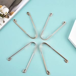 1PCS Pure Copper Tongue Scraper Oral Cleaner Brush Fresh Cleaning Hygiene High Quality Tounge Scraper
