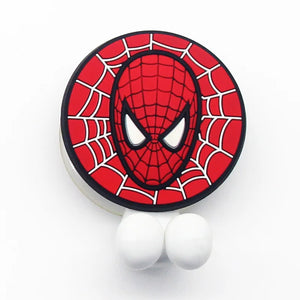 Disney Spiderman Hulk kids Toothbrush Holder Frozen Anime Figure Cartoon Wall Mounted Shelf Bathroom Toys Gifts