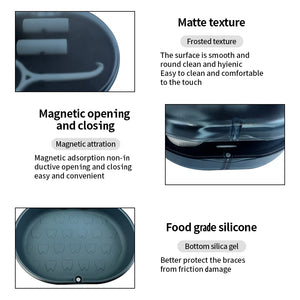 Dental Aligner Case Invisible Denture Cleaning Tooth Storage Mouth Guard Orthodontic Braces Organizer Oral Hygiene Supplies Tray