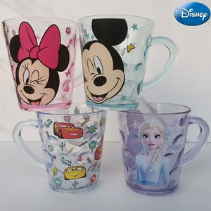 Disney Stitch Mickey Minnie mouse Children Cups Daisy Crystal Cup Cartoon Anime Peripheral Character Party Gift Mouthwash Cup