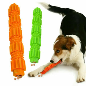 Pet Toy Dog Teething Stick Leaky Food Molar Stick Dogs Clean Care Oral Toothbrush Pet Training Gnawing  Interactive Supplies