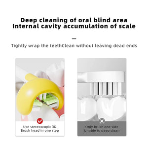 Double Sided Corner Toothbrush Triple Cleaning Gum Manual Travel Toddler Ultra Fine Soft Toothbrush Dental Care Health Cleaner