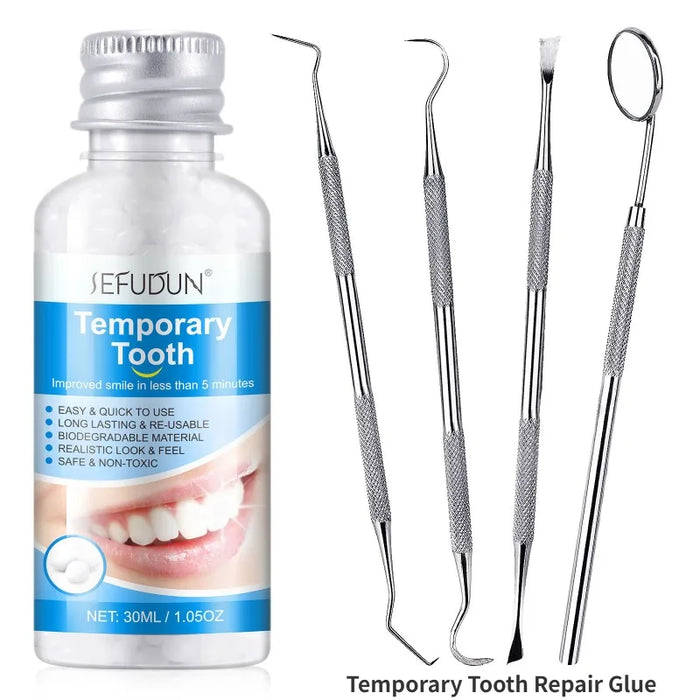 Temporary Tooth Repair Glue Shapeable Teeth Gaps Filling Solid Denture Hot Melt Adhesive Mouth Safety Dental Supplies Oral Care