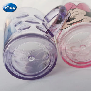 Disney Stitch Mickey Minnie Mouse Cartoon Cups Drink Water Crystal Cup Anime Figure Frozen Elsa Mouthwash Cup Kids Milk Mug Cup