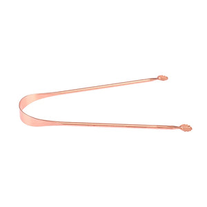 Red Copper Tongue Scraper Cleaner Metal Cleaning Scraper for Men/Women Tongue Toothbrush