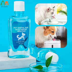 ATUBAN Advanced Oral Care Dog Water Additive for Dental Care-Liquid Tartar Remover-Dog Breath Freshener&Teeth-Cleaning Liquid