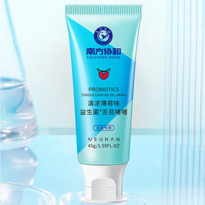 Tongue Scraper and Coating Cleaning Gel Fresh Remove Odor To Cleaner for Bad Breath Cleaning Products for Tongue Cleaning
