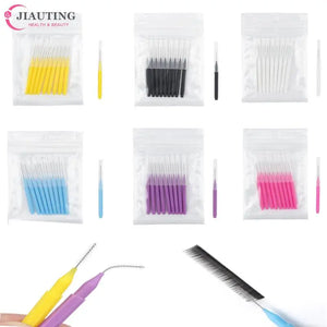 10Pcs Cleaner Interdental Brush Dental Floss Brushes Braces Light Tooth Picks Flossers Picks Eyelash Brush Beauty Tool Brush