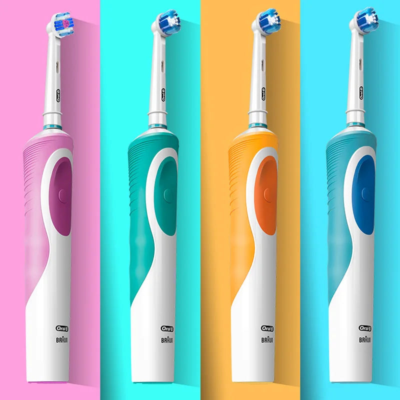 Oral B Electric Toothbrush 2D Rotary Vibration – Deep Clean with 4 Free ...