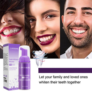 V34 Mousse 50ml Teeth Cleaning Toothpaste Teeth Cleaning Effective Whitening Toothpaste Yellow Teeth Removing Tooth Stain Oral