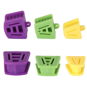 Denspay Dental Occlusal Pad Rubber Bite Opener Blocks Mouth Prop Large Medium Small Orthodontic Supplies Dental Tools Materials