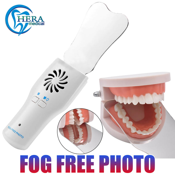 Dental Anti-fog Mirror for Dental Oral Photography Reflector Defog Mirror Orthodontic Buccal Occlusal Lingual Dental Supplies