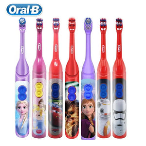 Oral B Child Electric Toothbrush Pro-Health Dental Hygiene Vibrating Brush Head for Kids 3+ Gum Care Teeth Brush Battery Powered